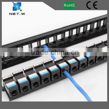 Cold Rolled Steel Cat6 Patch Panel With Bracket photo-3