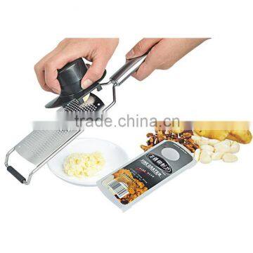 S/S+ABS 33.3*6.8 Stainless steel kitchen tools hanf garlic ginger grater/cheese grater/chocolate grater