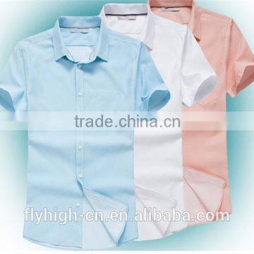 Man golf shirt fabric short sleeve shirt wholesale