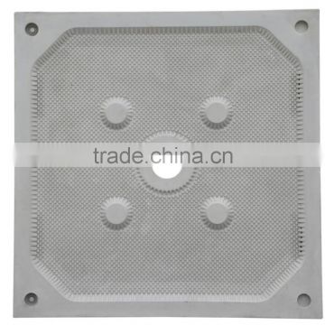 center feeding filter plate for solid and liquid separation equipment