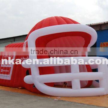 Giant inflatable football helmet tunnel for sale