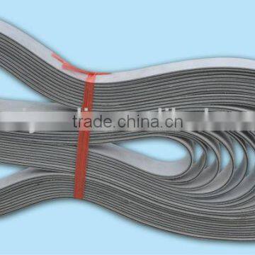 Double leather nylon transmission belt