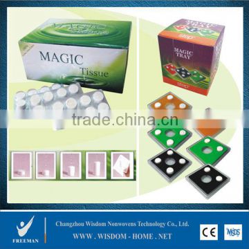 magic coin tissue for outdoor use