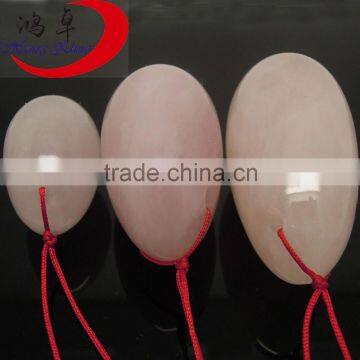 natural jade stone kegel eggs sex toy rose quartz stone kegel eggs sex toy for women