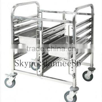 Gastronorm Trolley Stainless Steel 6 Tray