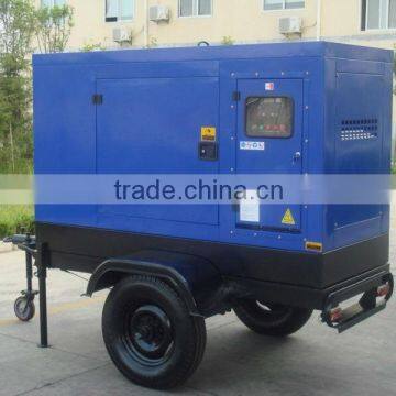 diesel for generators 10KW trailer type mobile generator