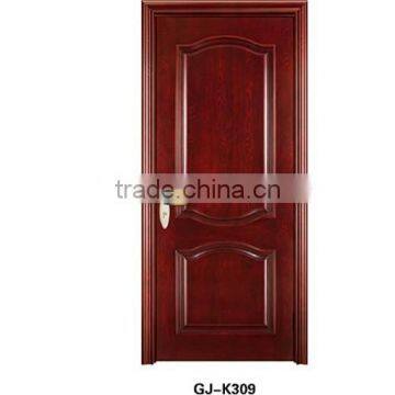 solid wood doors with mahogany skin American interior double door