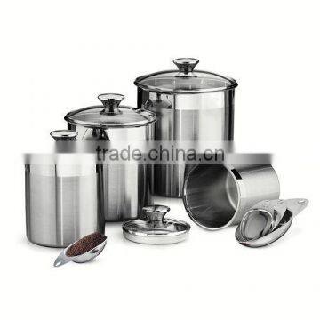 Kitchen Container, Stainless Steel Container, Decorative Iron Container