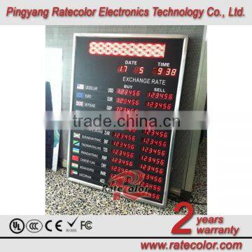 Express Hot New Product! Floor Stand Red LED Digital Electronic Exchange Rate Board for Arabic Countries photo-3