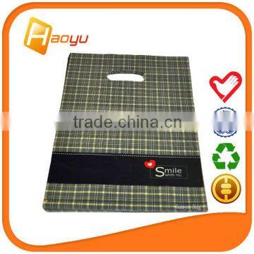 Custom packing plastic bag for clothes as shopping bag