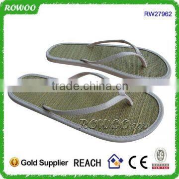 Lastest fasional wholesale EVA beach sandals,Straw slipper