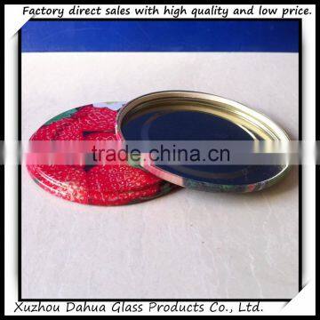 82mm Metal Tin Press Lids Fruit Cap photo-4