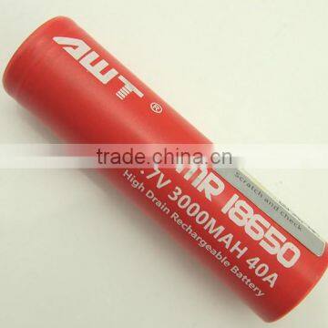 AWT 18650 40A 3000mah 18650 Battery Submod 50w TC Box Mod e Cig Box Mod Philippine Mod Vape Uwell Crown