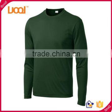 2016 Guangzhou Luoqi Plain Dye Dry Fit T-shirt/summer Fashion Long Sleeve O-neck Tshirt/custom Man Running Gym t Shirt Quality Choice photo-6