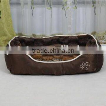 Wild Animal Pattern Plush Pet bed