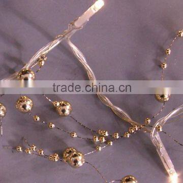 Gold Pearl Garland String Lights photo-2
