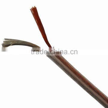 Gold flat ribbon speaker cable wire