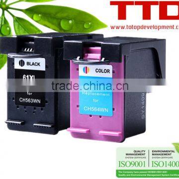 TTD Original Refurbish Ink Cartridge 61XL CH563WN CH564WN for HP Cartridge