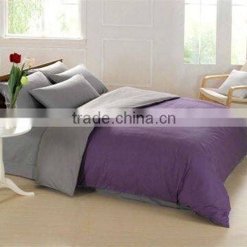 purple solid color 300 thread count king bedding sheet comforter set