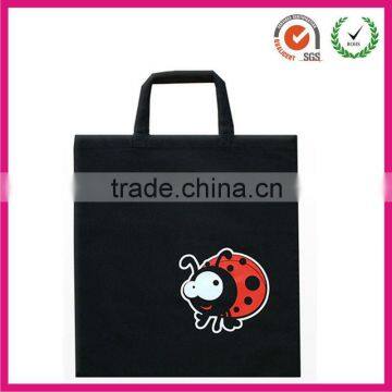 Black ladybug sublimation Cotton Bag tote