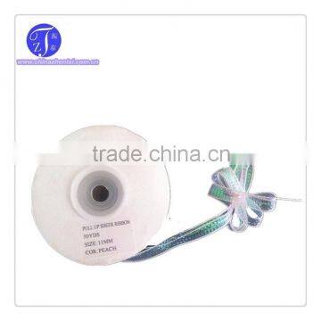 organza ribbon flower ,Pull flower ribbon