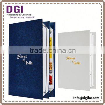 cafe menu cover High quality hotel restaurant supplies /leather menu cover / restaurant menu board