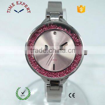 2016 hot sale Japan quartz movt alloy lady fashion watch