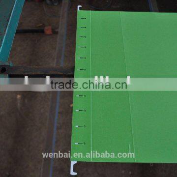 Paper Suspension file folder making machine metal lever archs 2 workers