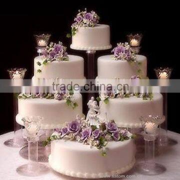 Best-selling Round / Square 6 Tier / 8 Tier Wedding Cake Stand Quality Choice
