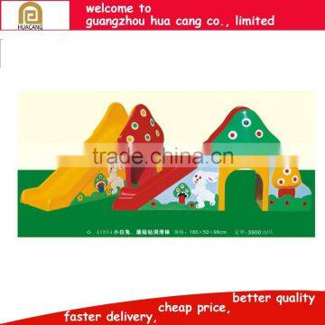 Newest design slides for kids plastic playground,outdoor slide wholesale