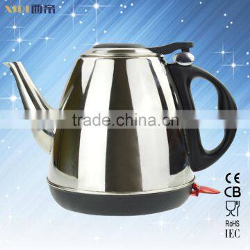 1L 1 liter cordless stainless stelel electric turkish tea kettle