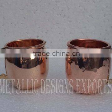 Copper 2-ounce Moscow Mule Shot Mugs