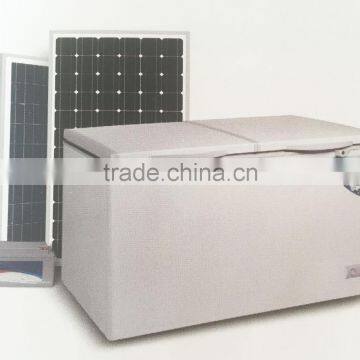 1500L Double door Freestanding solar deep freezer/white deep freezer with CE/CB CERTIFICATE