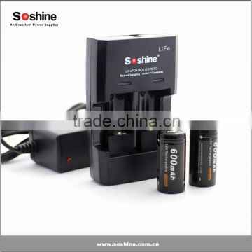 RAPID CHARGER For LiFePO4 RCR123 CR2 3.2V portable battery charger lifepo4 battery charger RCR123 CR2 battery charger