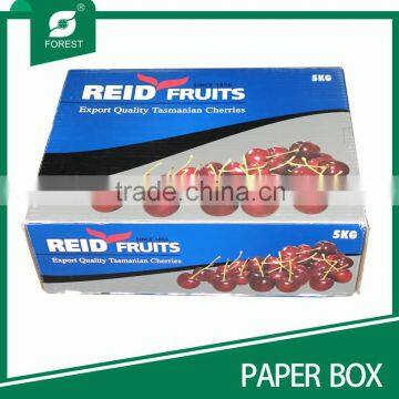 EXPORT 5 KGS FRESH CHERRIES TOP AND BOTTOM CARRIER BOX photo-2