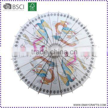 high quality handmade indian paper bamboo parasols wholesale