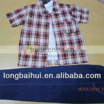 2013 Kids Clothing Overstock Cheap Wholesale ,boy's T-shirts 3pcs Sets photo-3