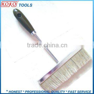 Pure bristles big wide metal pole wooden handle long handle paint brush