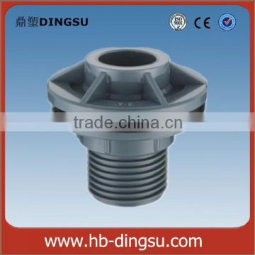 pvc plastic bulkhead fitting for tank