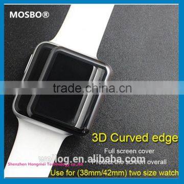 High quality for 3D full curved apple watch screen protector,tempered glass apple watch screen protector