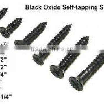 black wood screw