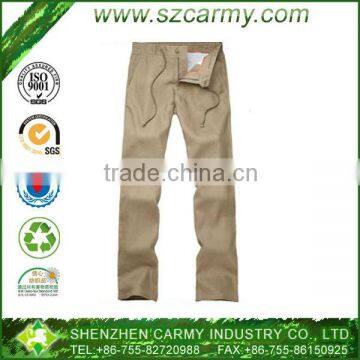 High Standard Quality Fashion Straight Leg Man's Jute Pants