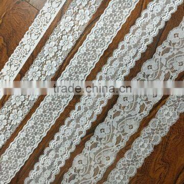 nylon spandex lycra lace trim factory selling 7075