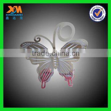 Promotion animal butterfly stainless steel metal bookmark