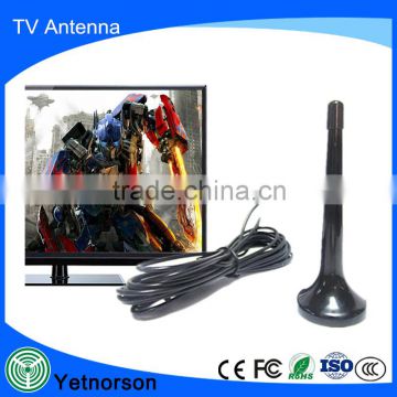 Factory supply 174-230/470-860MHz Magnetic Base best indoor digitalTV antenna with IEC/F conector