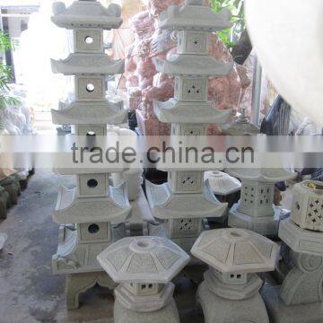 Chinese Stone Lantern Marble Stone Hand Carved Sculpture Carving For Resort, House And Garden