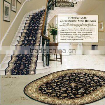 Modern design hand-tufted carpet for stair runners