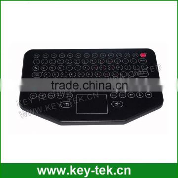 IP65 Dynamic Mini Industrial Membrane Keyboard With Integrated Touchpad