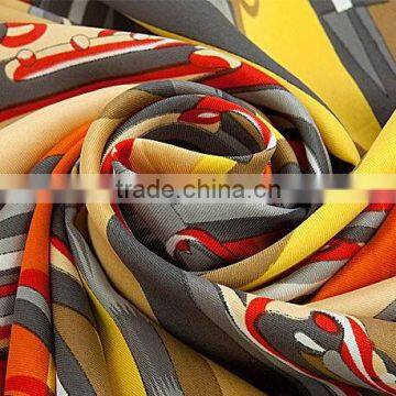 Gometry Dsign for 100% Silk Square Scarf photo-5