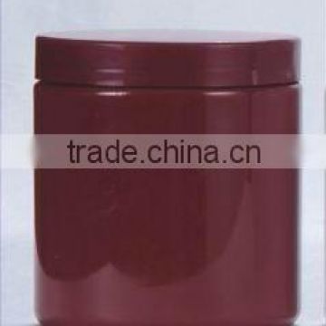 1000ml red PET plastic jar for hair conditioner